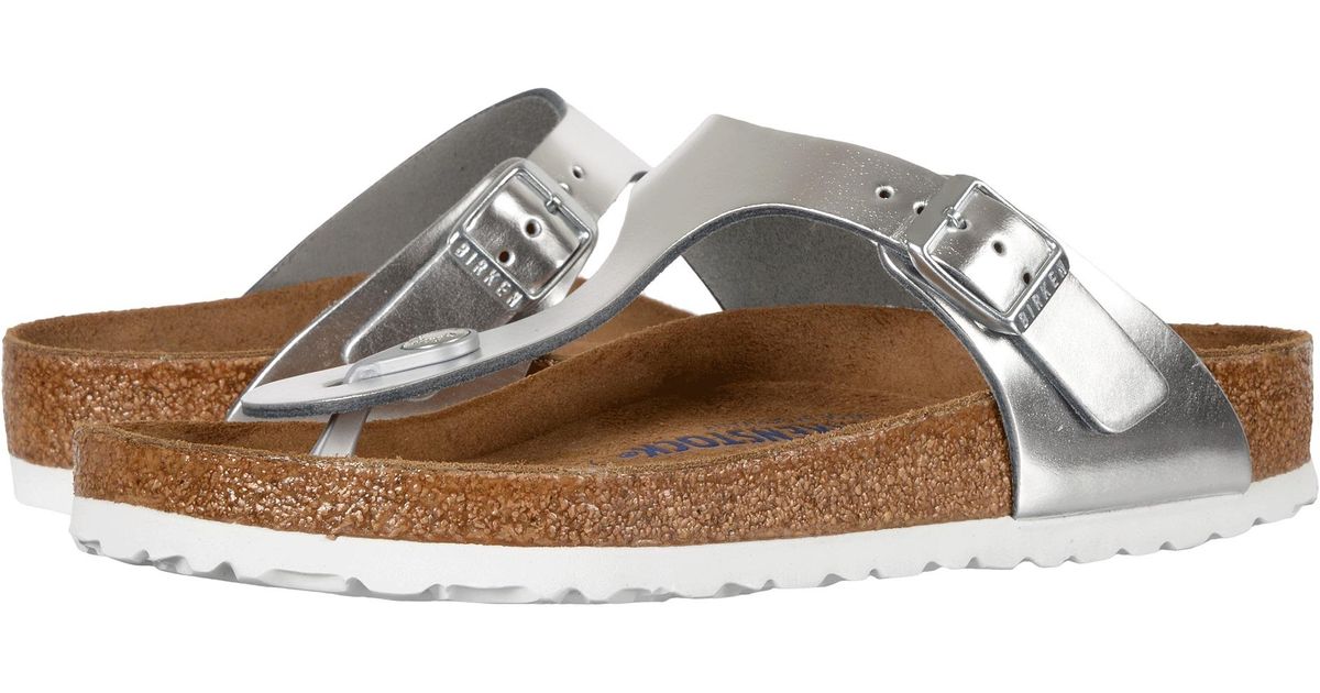 gizeh soft footbed silver